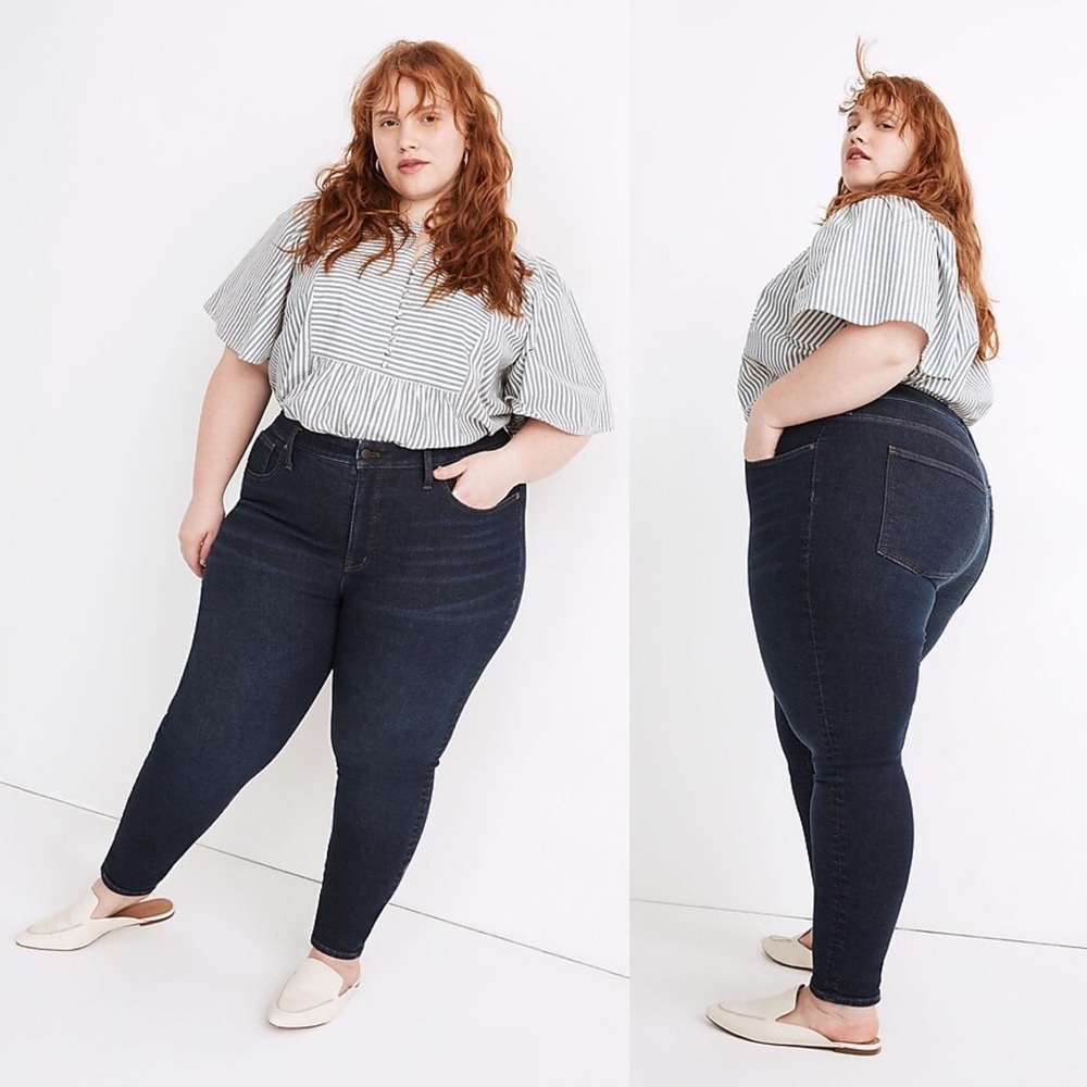 Madewell Plus Mid-Rise Skinny Jeans 20 Orland Wash NWT